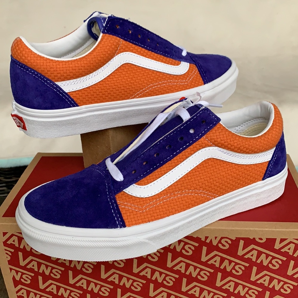 VANS OLD SKOOL P & C Royal Blue/Apricot Buff Men’s - Picture 5 of 14